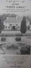 Sale of White Lodge, Quorn - 1968 