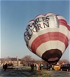 Hot air balloon, Stafford Orchard, Quorn 1990s