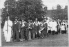  Church procession across Stafford Orchard c1970s 