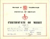  Certificate of Merit 1951 