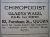  Chiropodist Advertisement 1948 