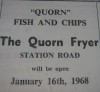  Opening of Fish & Chip shop - 1968 