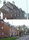  Leicester Road, Wakerley Court and The Mills area - then and now 