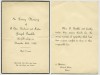  Mourning/memorial card - Joseph Gamble 1882 to 1939 