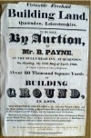  Sale of building land, 11th April 1825, Sarson Street, Barrow Road, Loughborough Road, Castledine Street 