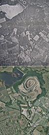  Mountsorrel Quarry - then and now 1972 and 1995 
