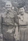  Sergt. L Green and Miss J Bowler 1944 
