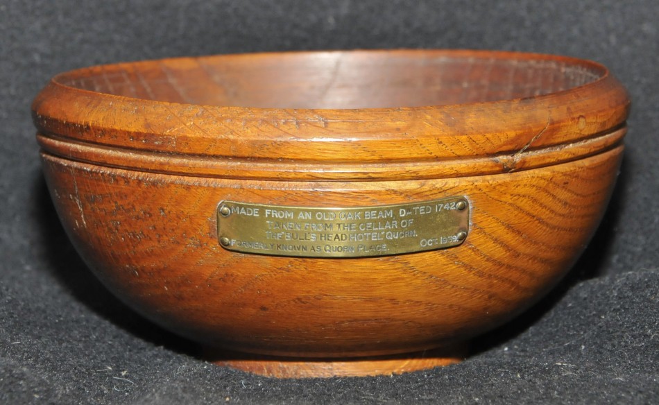 Wooden Bowl from The Bull's Head, Quorn