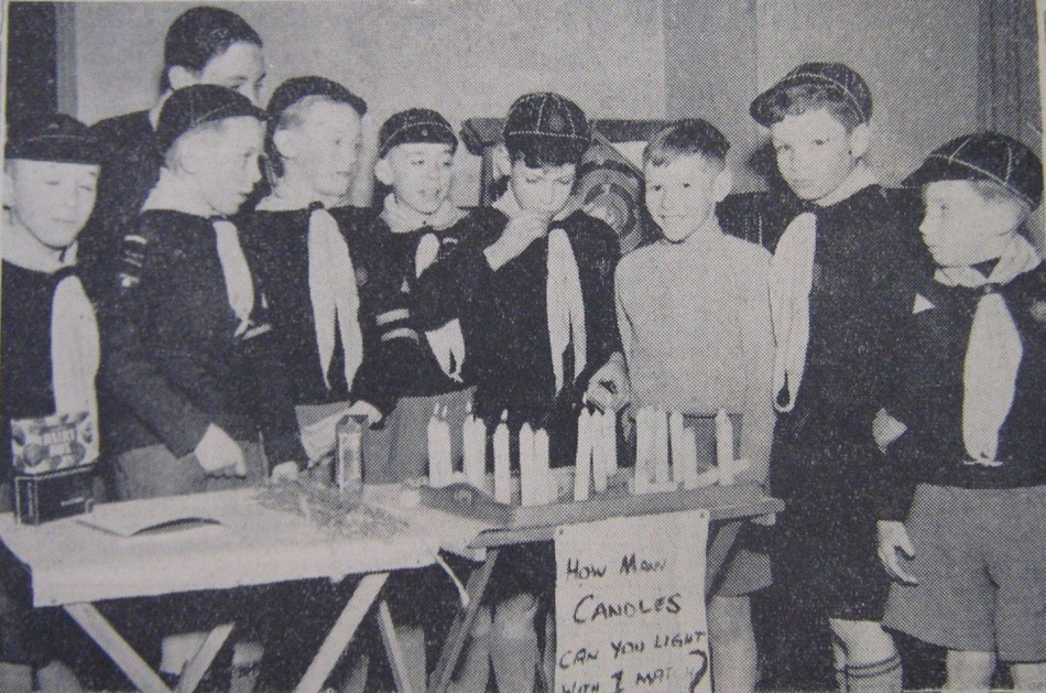 Quorn Scouts celebrate - 1957