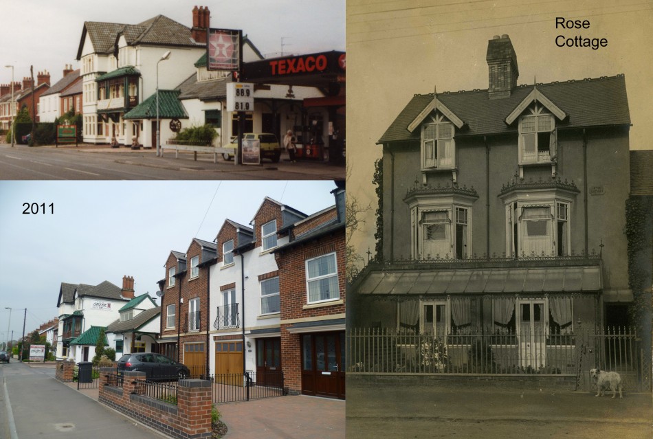 Loughborough Road, Quorn - then and now