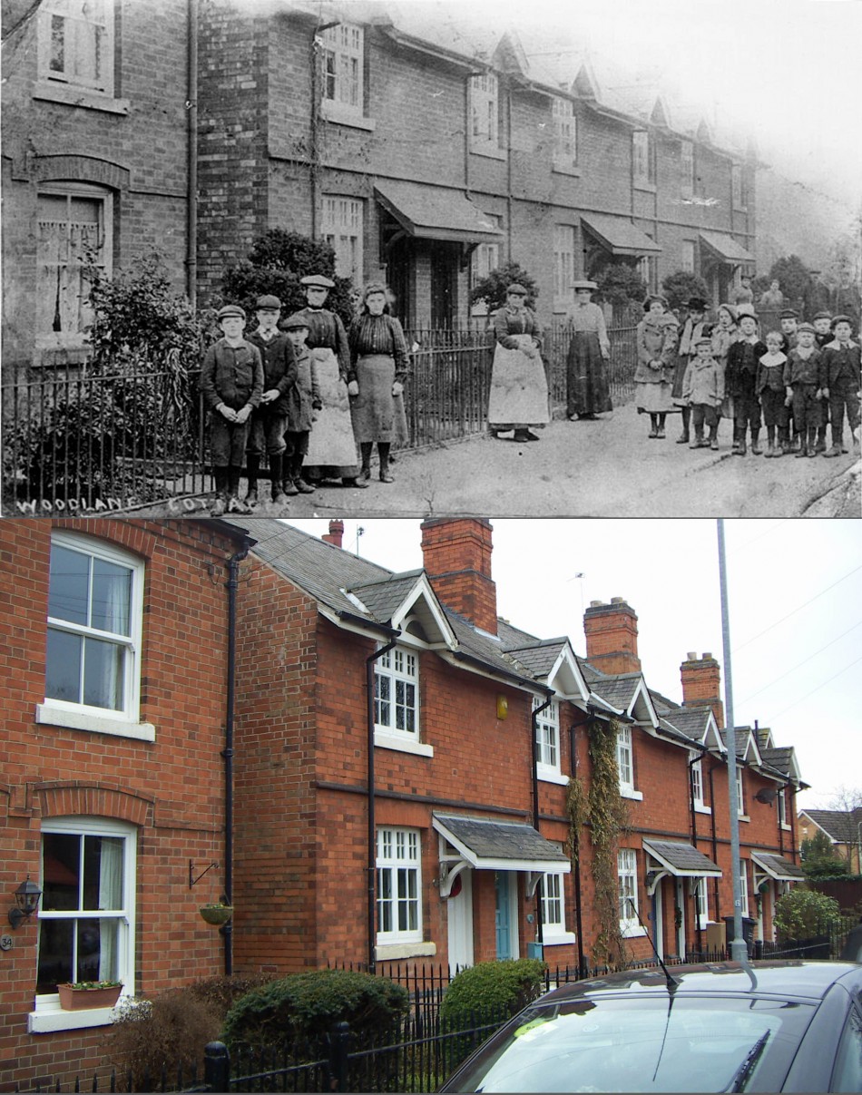 Wood Lane - then and now