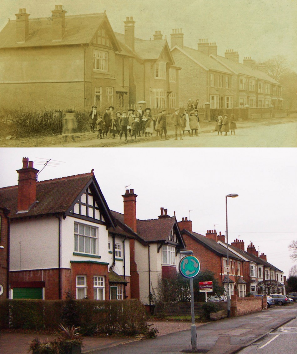 Loughborough Road, Quorn � then and now