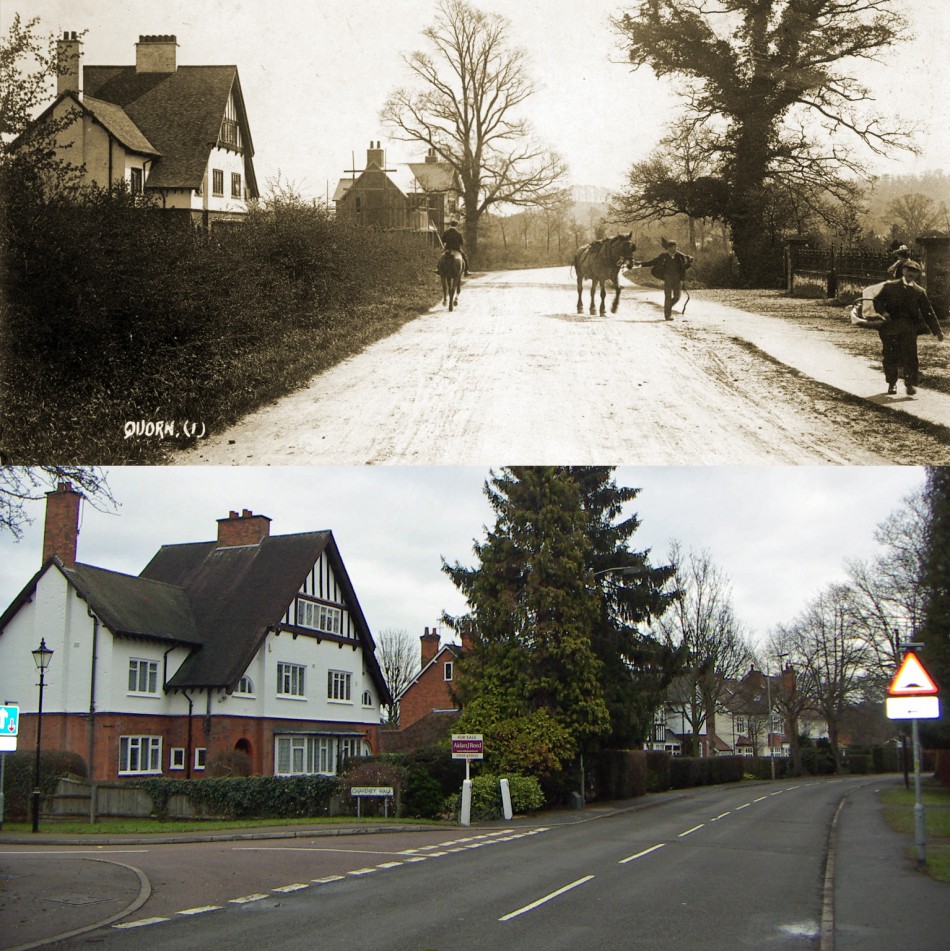 Chaveney Road � then and now