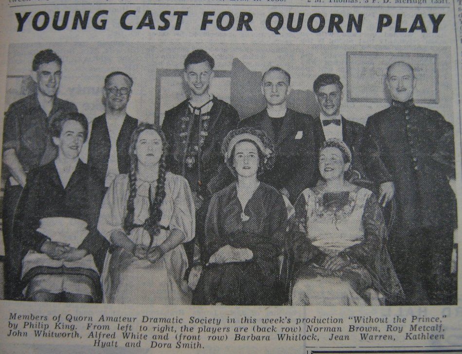 Quorn Amateur Dramatic Society - Without the Prince