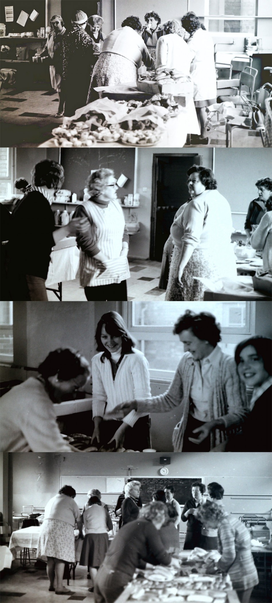 Jubilee celebrations 1977 - preparing the refreshments