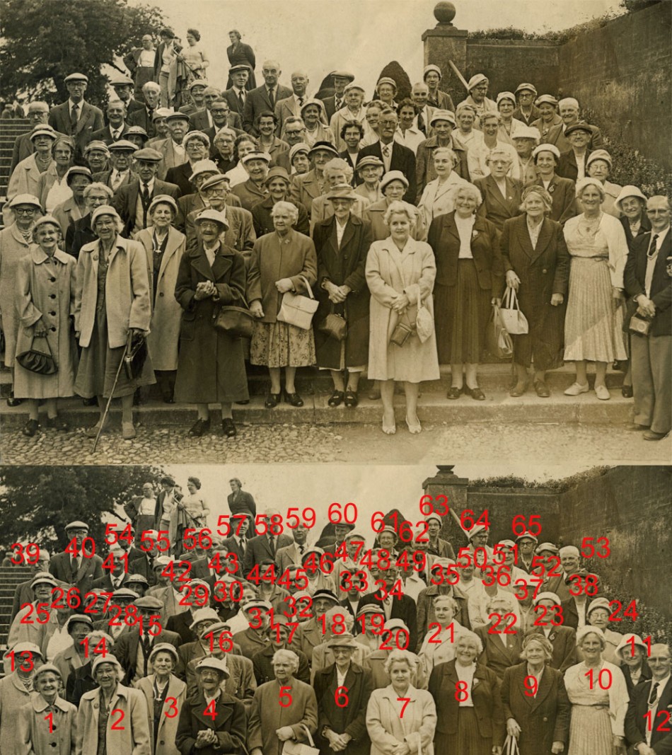 Quorn Old People's Fellowship outing, 1950s or 1960s