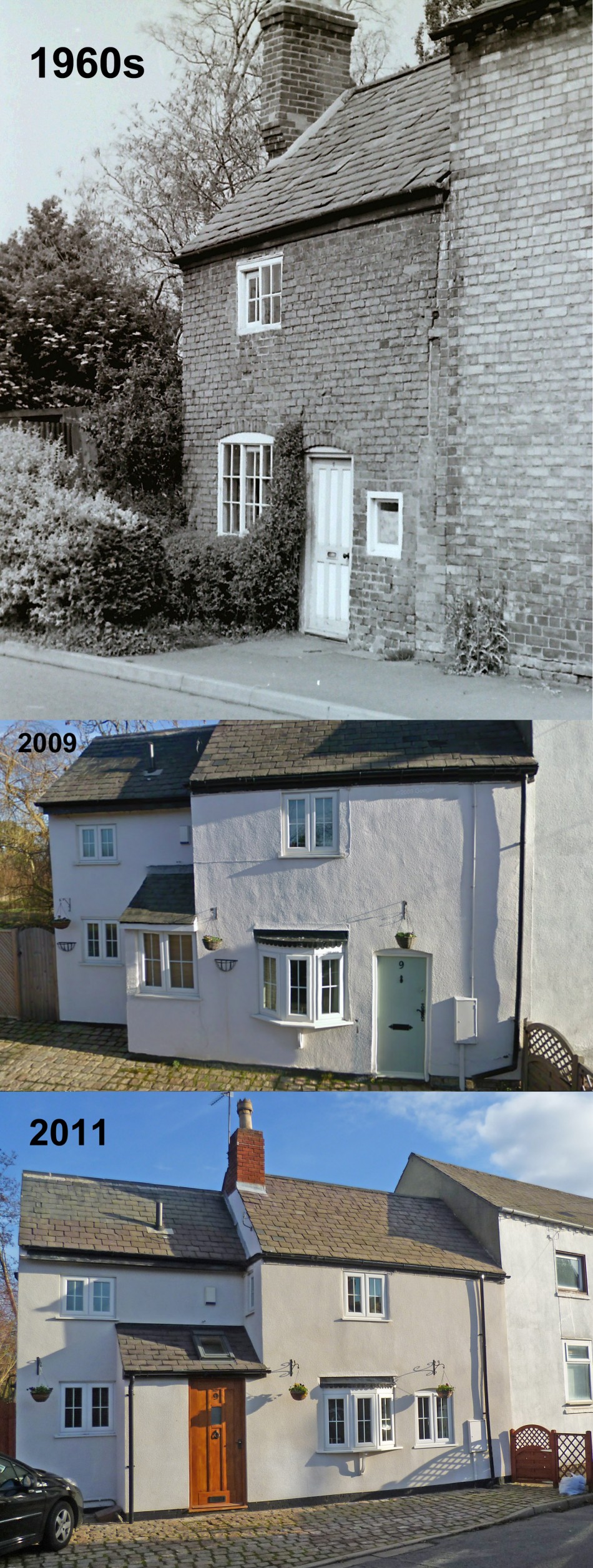 School Lane - then and now