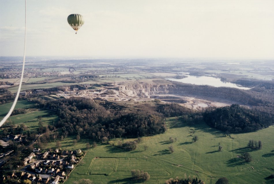 Aerial view of Quorn Park