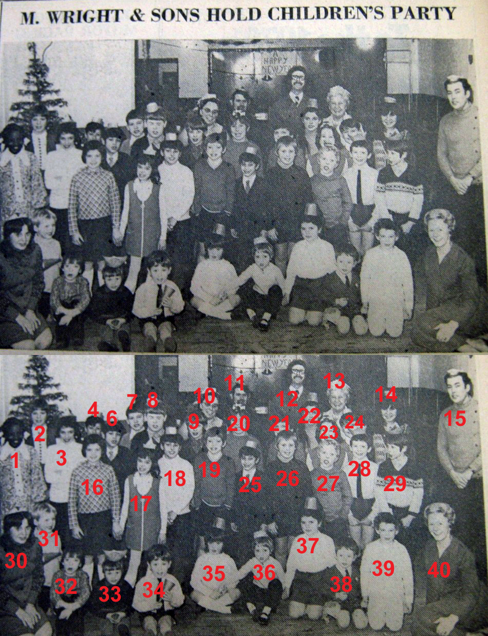 Wright's children's party - 1972