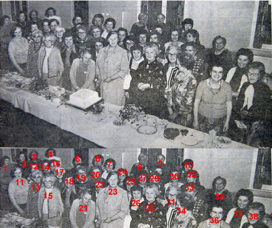 Quorn W.I New Year's Eve party - 1974