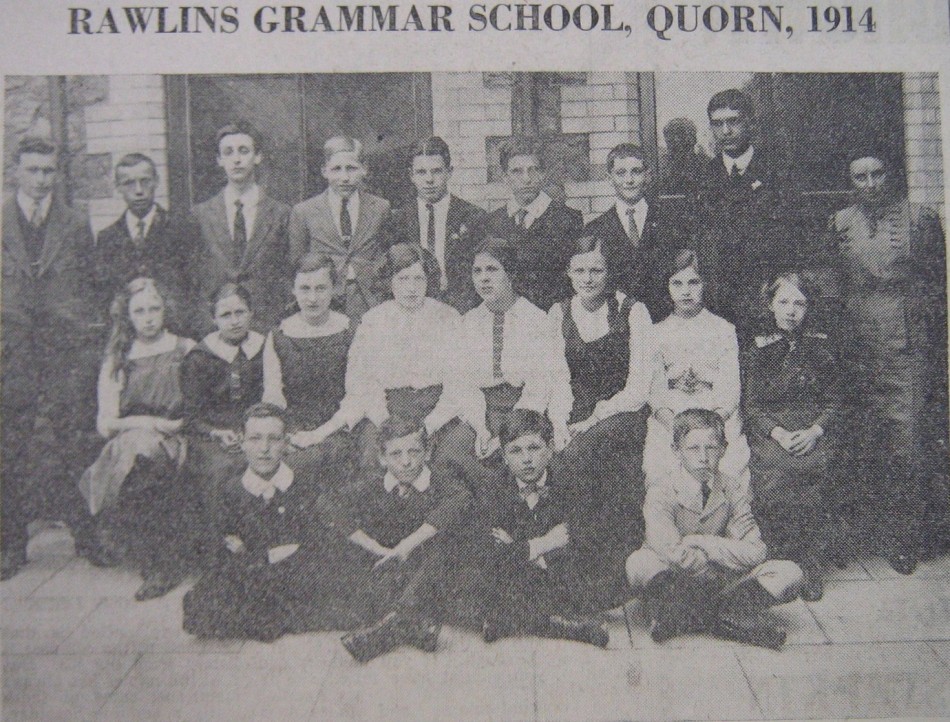 Rawins Grammar School 1914
