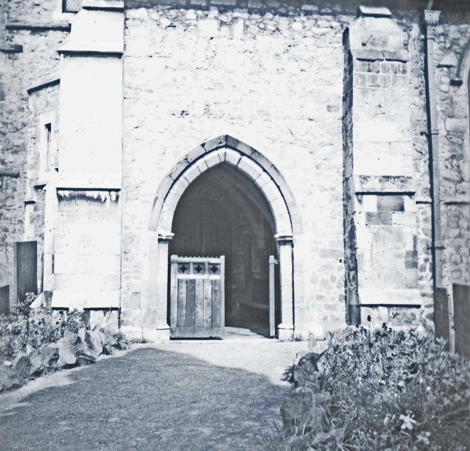 Quorn St Bartholomew's Church, main entrance, 1961