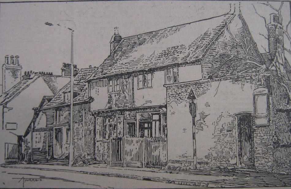 High Street cottages - a view from 1966
