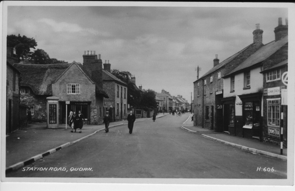 Station Road, Quorn, late 1930s