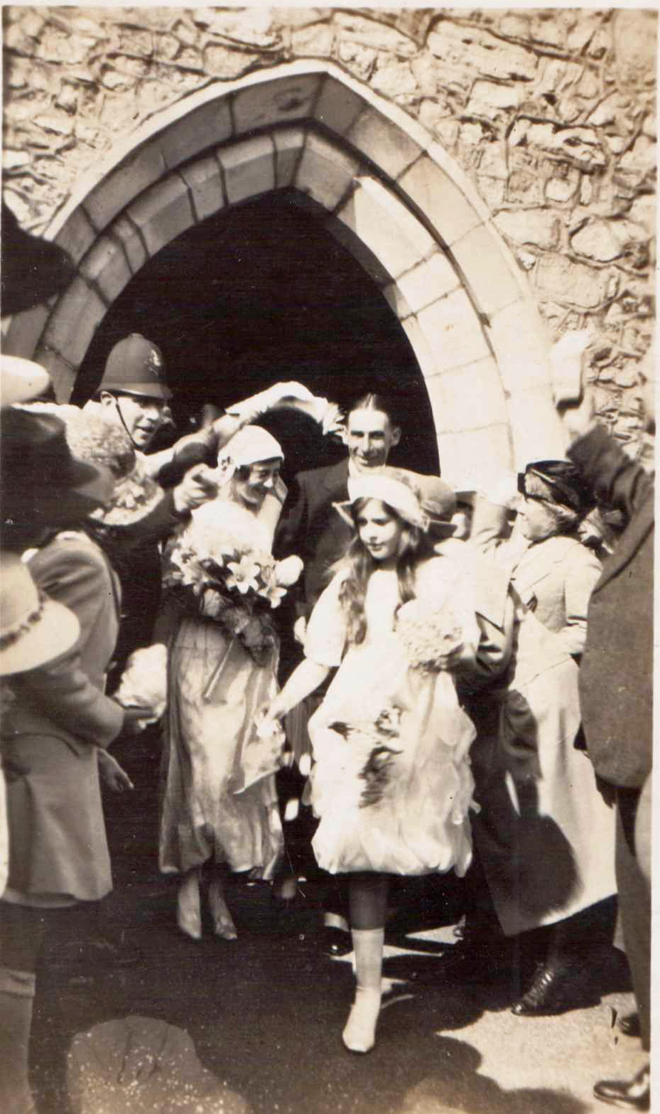 The marriage of Muriel White and William Sheffield, Quorn, 8th September 1921
