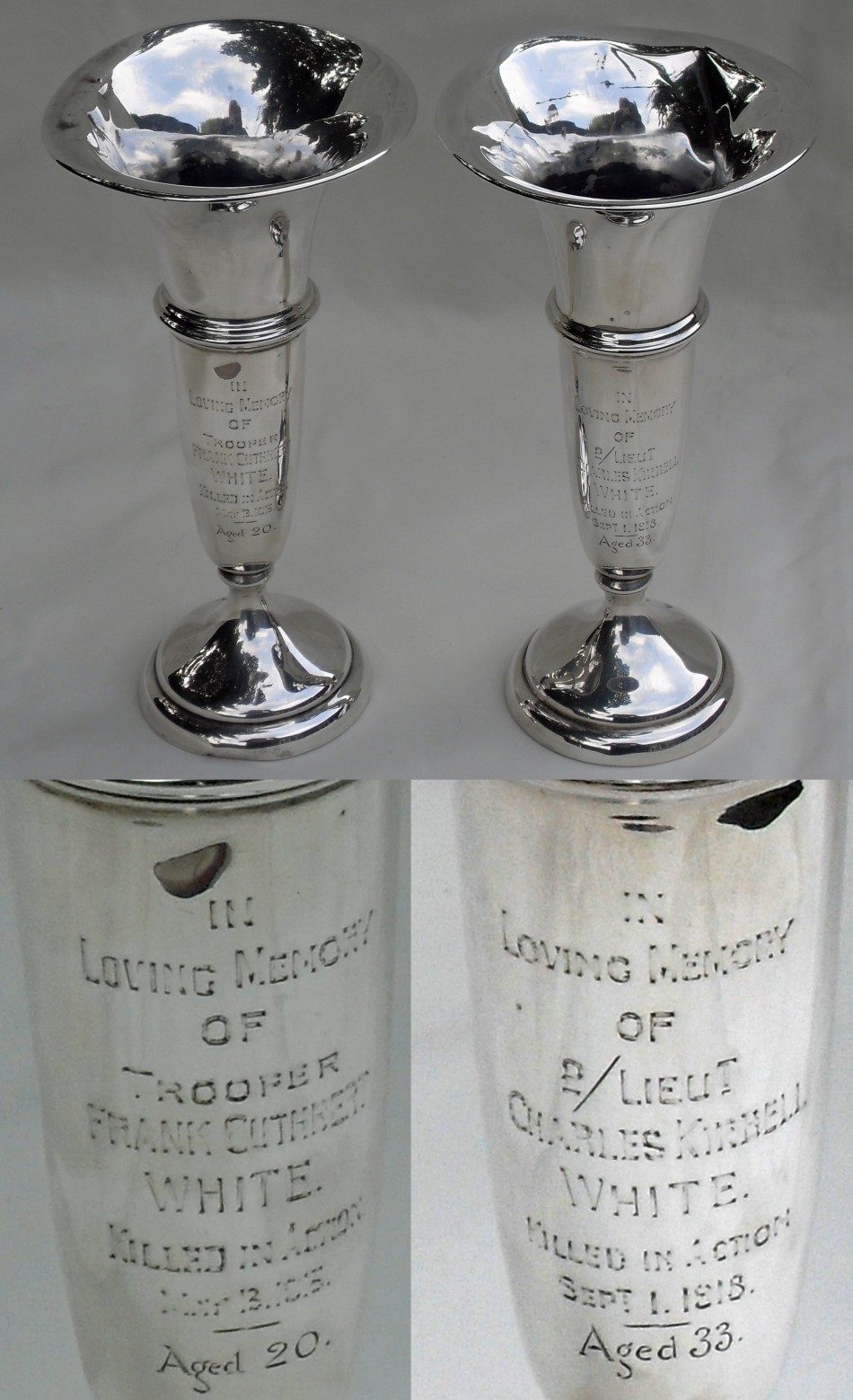 Charles Kirbell White and Frank Cuthbert White � WW1 Quorn casualties