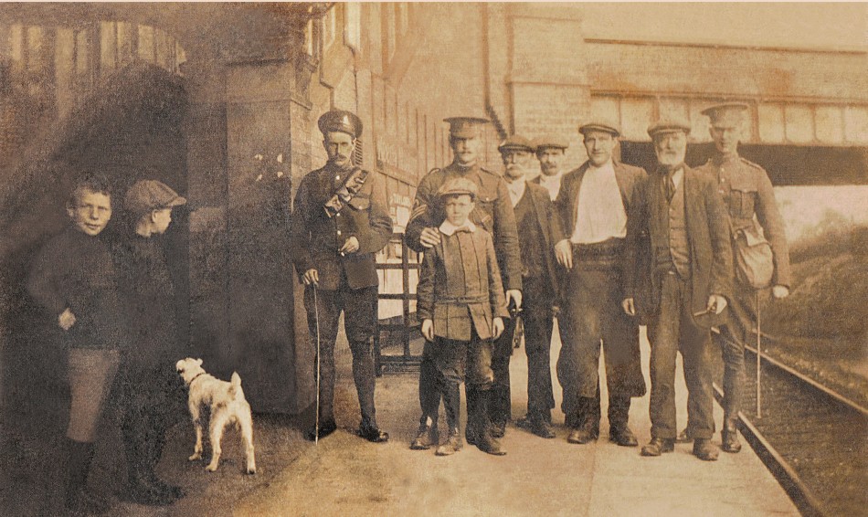 Walter Giles � Leaving Quorn Station, WW1