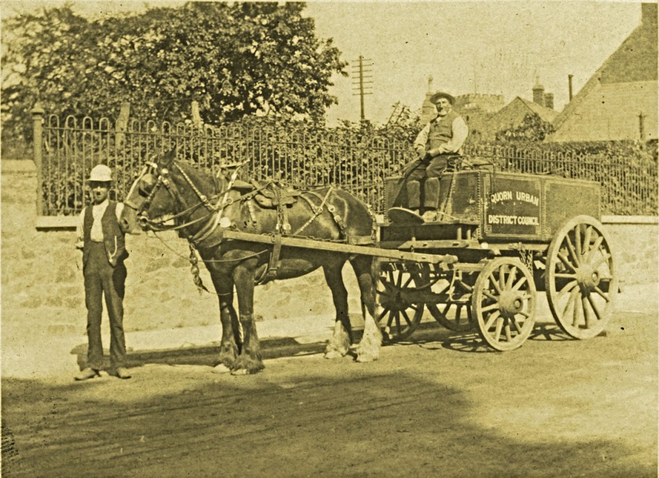Quorn UDC horse and cart