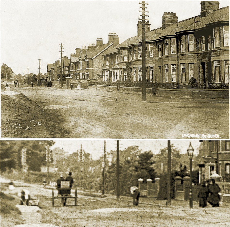Loughborough Road, Quorn, early 1900s
