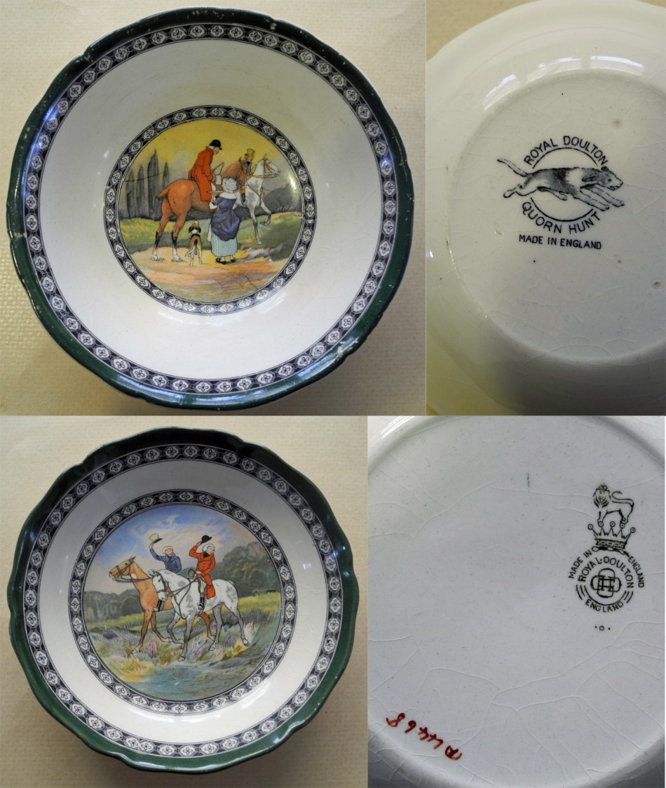 Quorn Hunt Royal Doulton pottery
