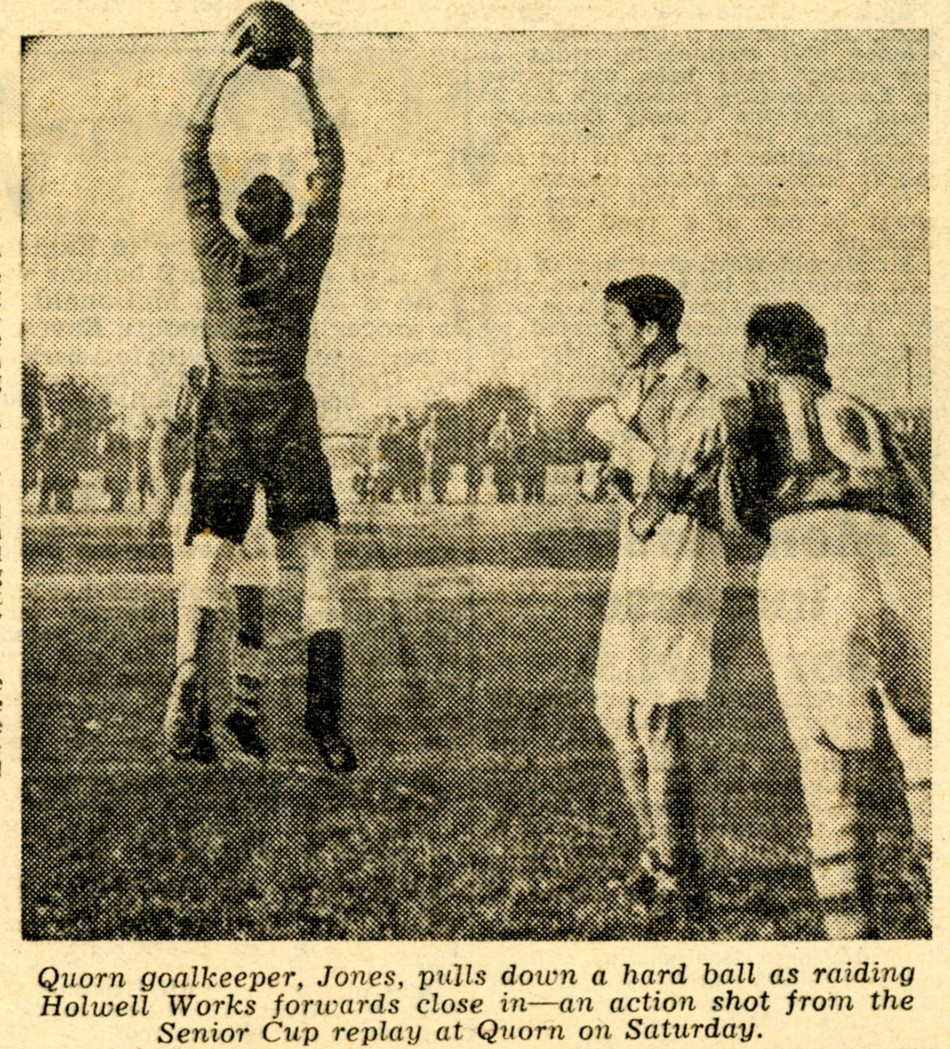 Football � Quorn match win! 1952