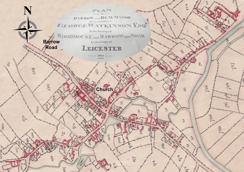 1816 Map of Quorn