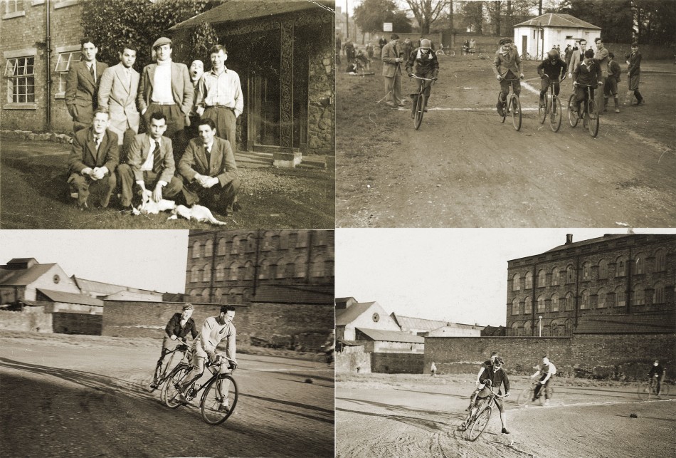Cycle racing on Quorn Green!
