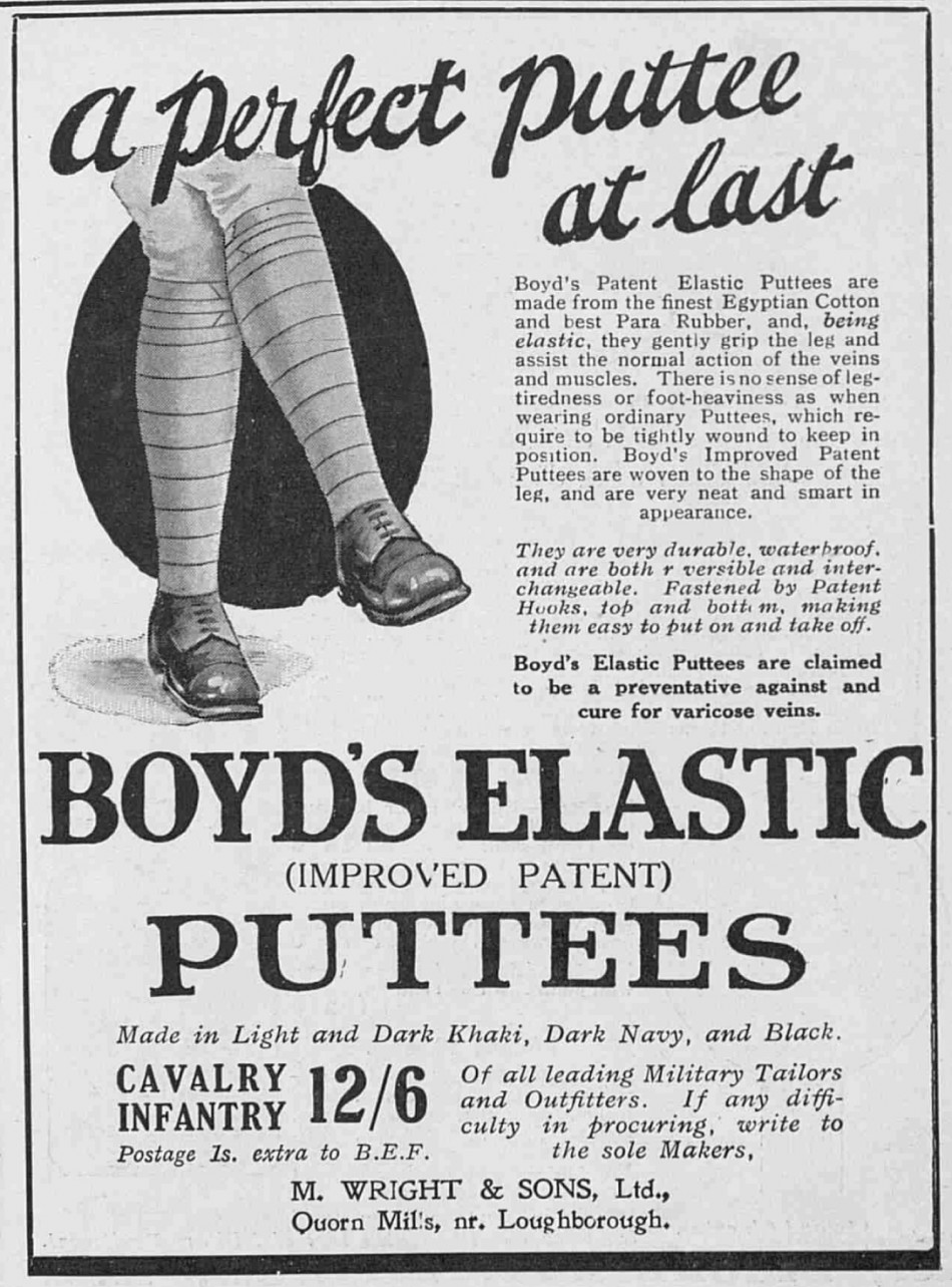 WW1 Puttees! Made by M Wright and Sons