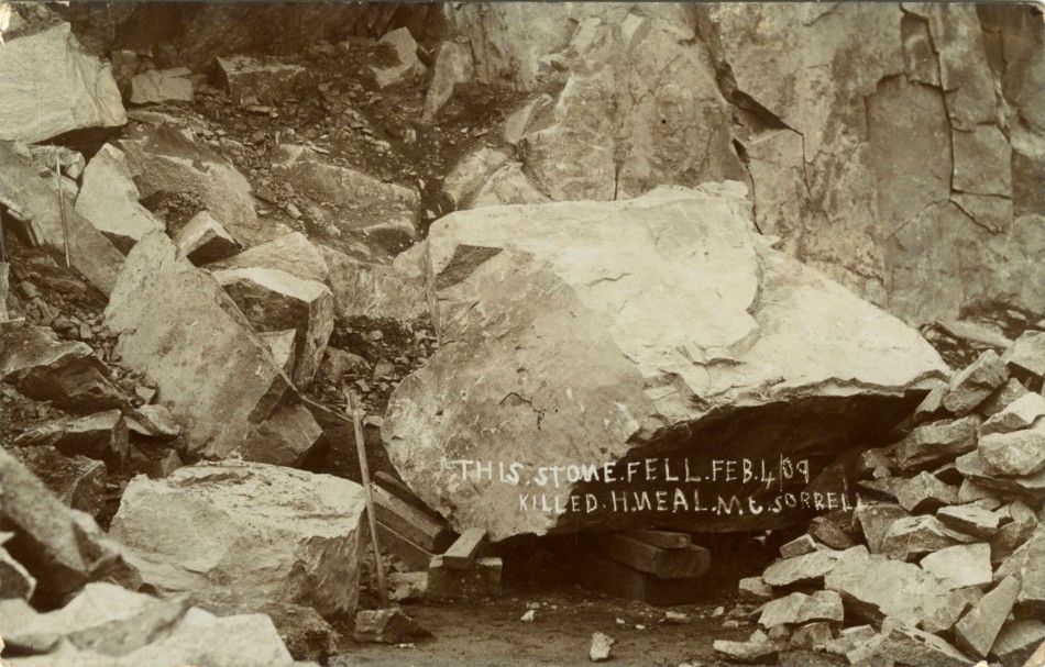 Postcard � Mountsorrel Quarry 1909