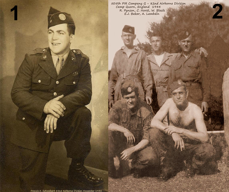 82nd Airborne Paratroopers at Quorn Camp 1944