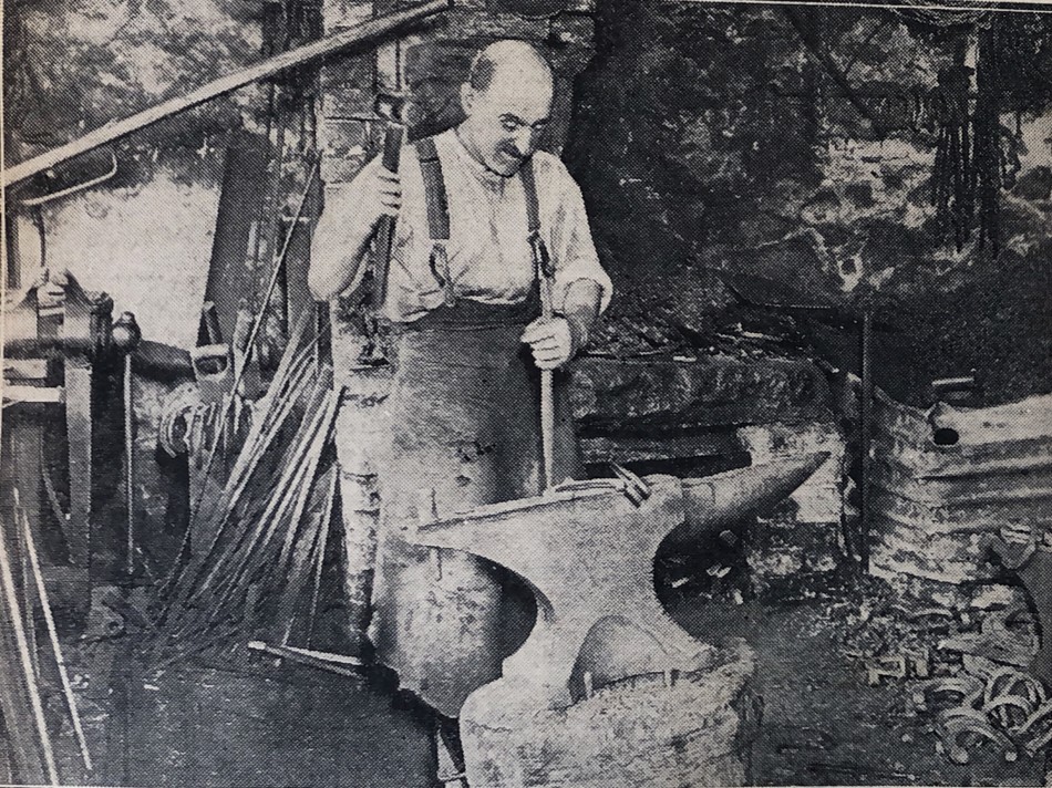 Blacksmiths shop, Meeting Street, Quorn, 1935