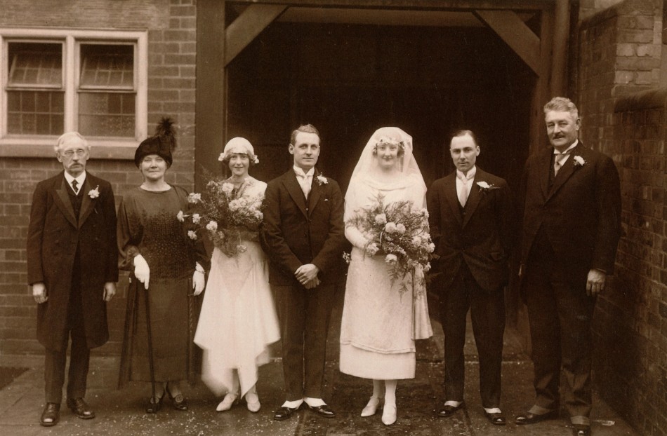 Grace Wesley, former Quorn Rawlins pupil, marriage 1924