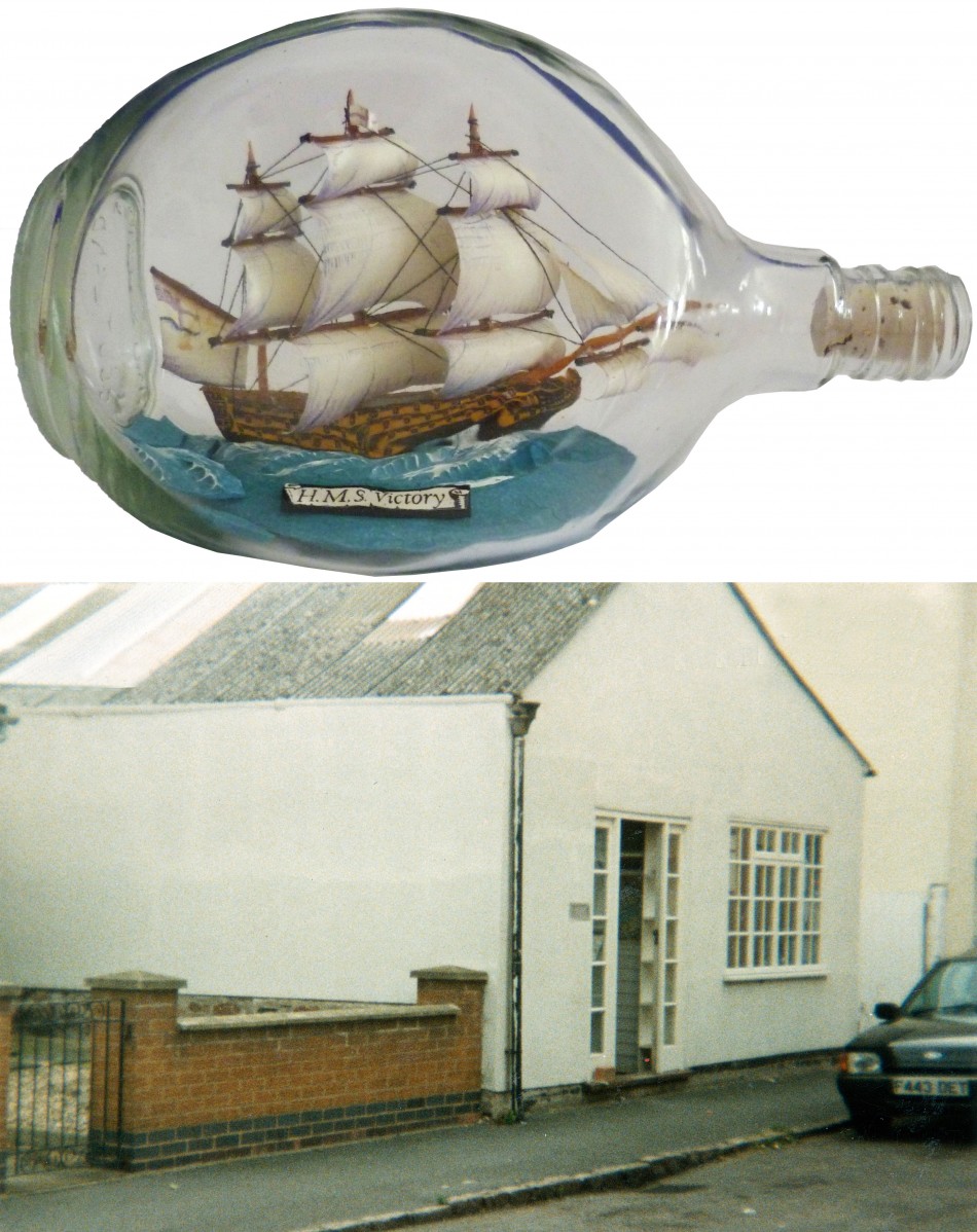 A unique Quorn business - ships in bottles!