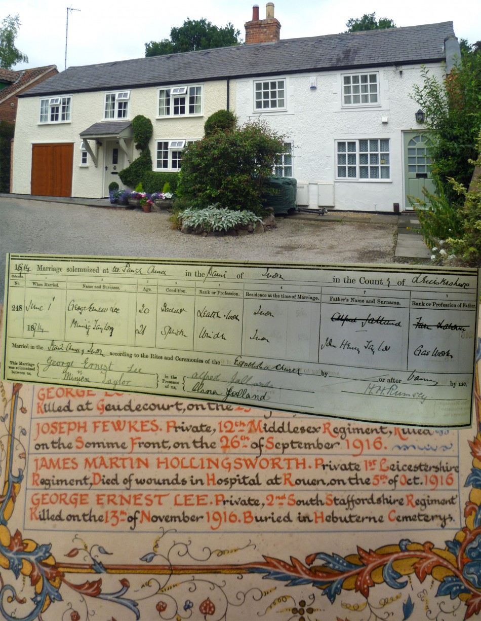 Quorn WW1 Roll of Honour - George Ernest Lee