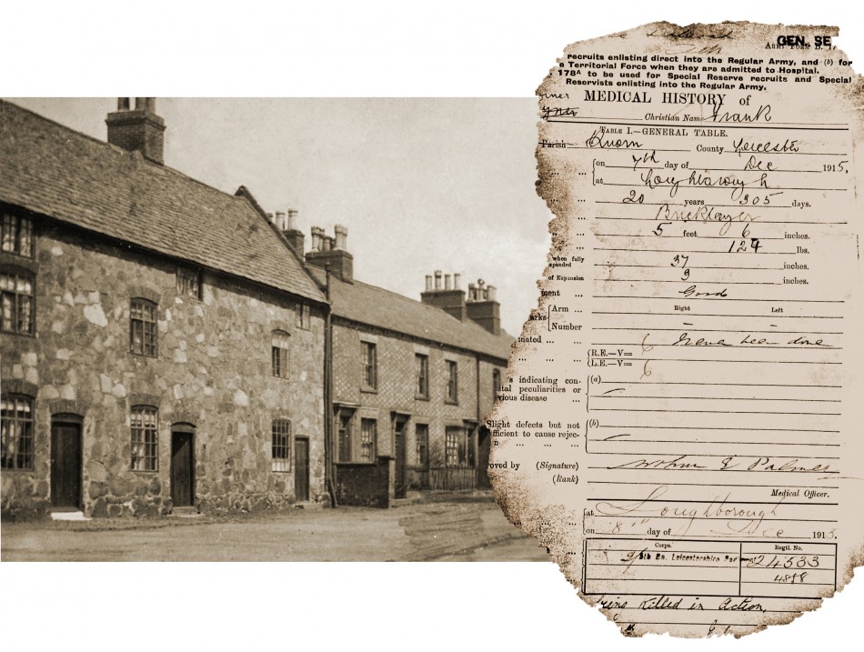 Quorn WW1 Roll of Honour - Frank Joiner