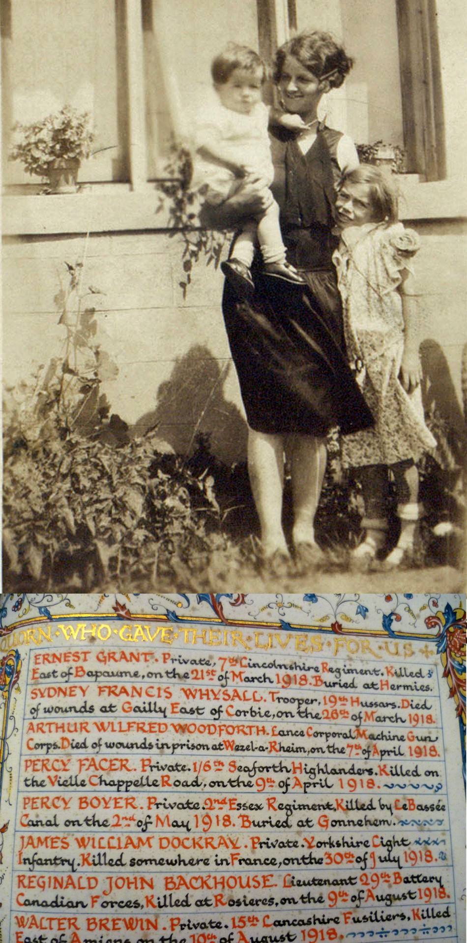 Quorn WW1 Roll of Honour - Ernest Grant