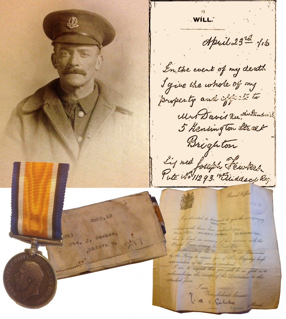 Quorn WW1 Roll of Honour - Joseph Fewkes