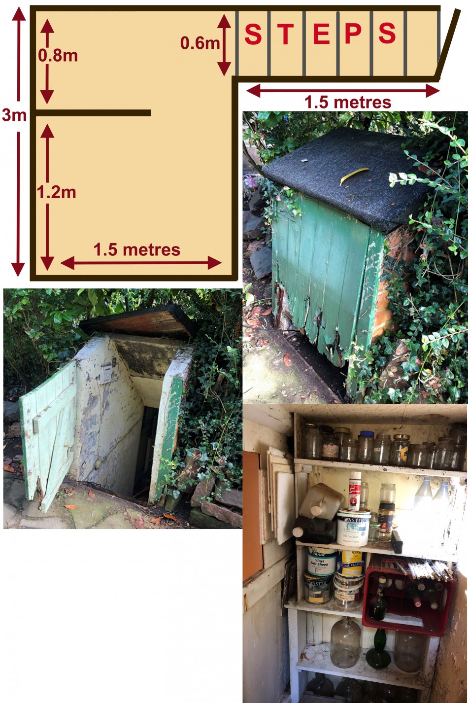 Air raid shelter in Quorn