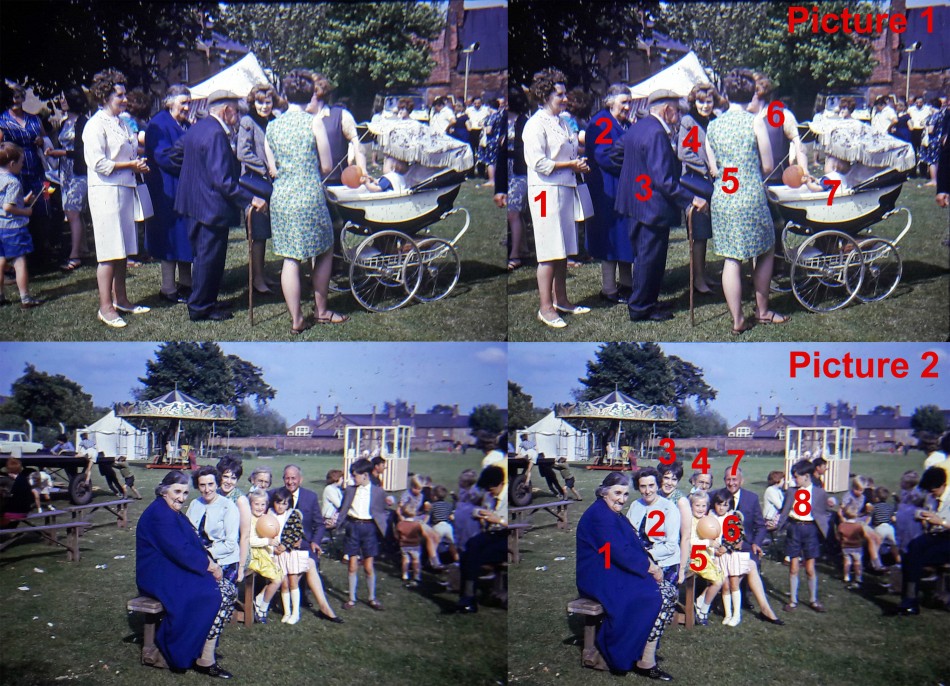 Gartshore family, summer fete, Stafford Orchard, 1960s