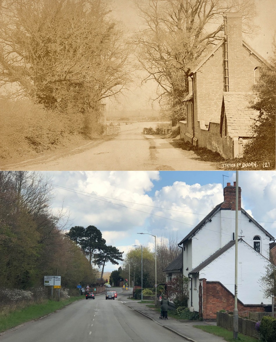 Westfield Farm, Woodhouse Road � Then and now